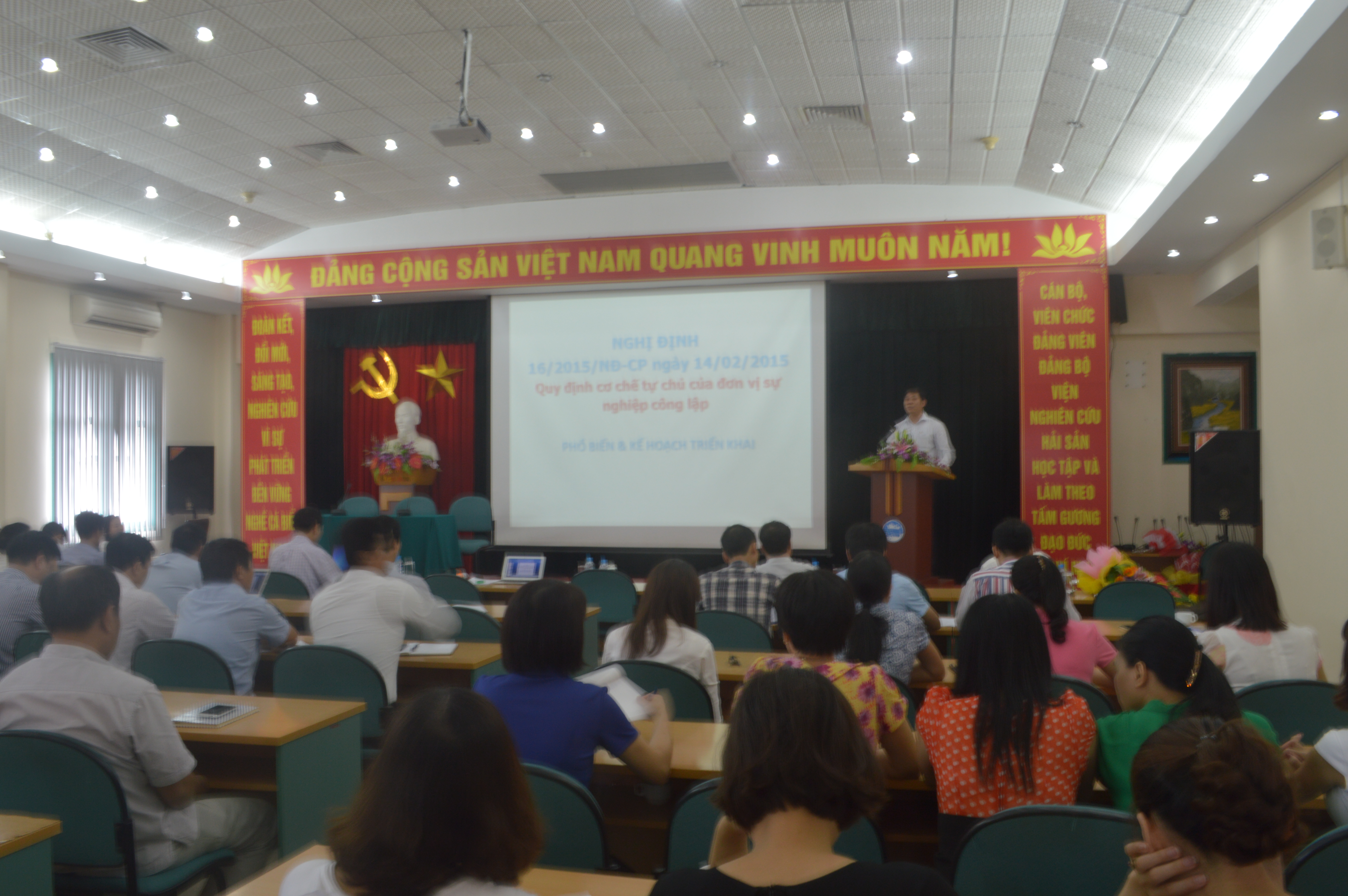 Hội nghị nghiên cứu, quán triệt, hướng dẫn thực hiện Nghị định số 16/2015/NĐ-CP. 